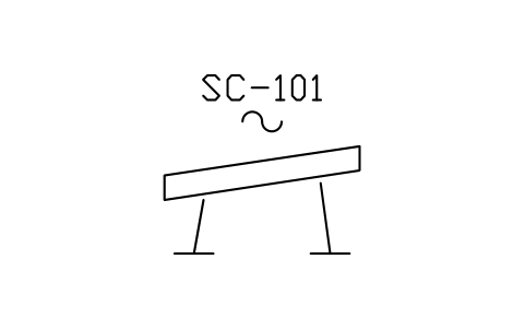 Preview of the Screen, vibrating symbol, block PEQ_SCREEN_VIB