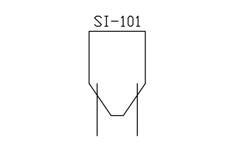 Preview of the Silo symbol, block PEQ_SILO