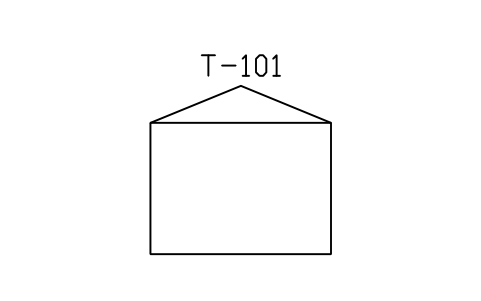 Preview of the Tank, cone roof symbol, block PEQ_TANK_CONE