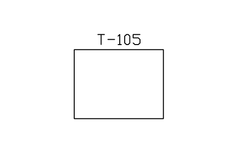 Preview of the Tank, flat roof symbol, block PEQ_TANK_FLAT