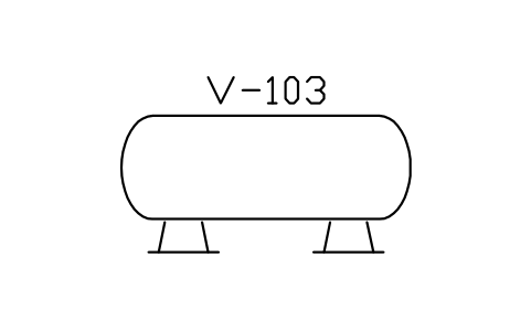 Preview of the Vessel, horizontal symbol, block PEQ_VES_HORIZ