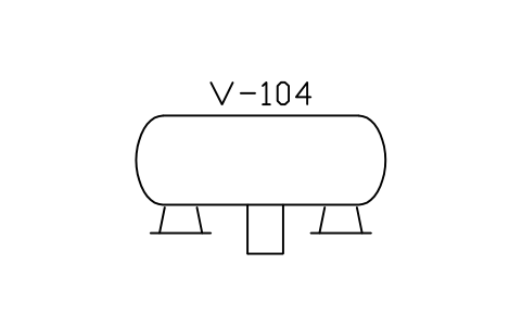 Preview of the Vessel, horizontal, with boot symbol, block PEQ_VES_HORIZ_BOOT