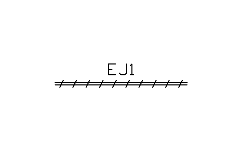 Aperçu du symbole Expansion joint, floor plan, bloc ARCH_STRUCT_EXPANSION_JOINT