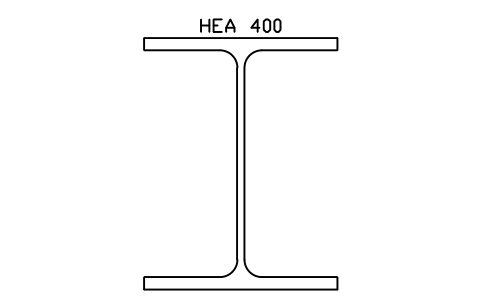 Vorschau des Symbols HEA 400, Block SEC_HEA400