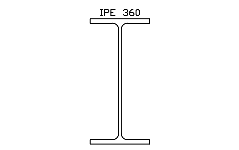 Vorschau des Symbols IPE 360, Block SEC_IPE360