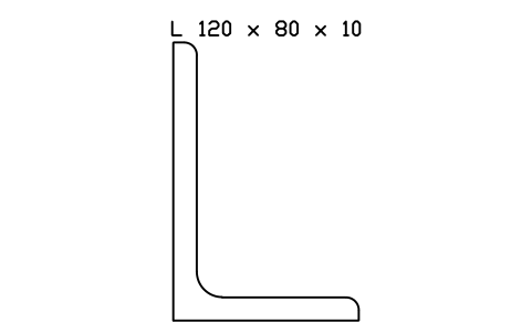 Vorschau des Symbols L 120 x 80 x 10, Block SEC_L120X80X10