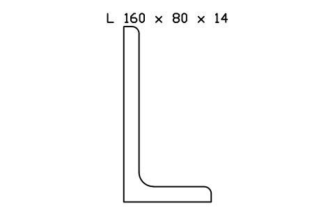 Vorschau des Symbols L 160 x 80 x 14, Block SEC_L160X80X14