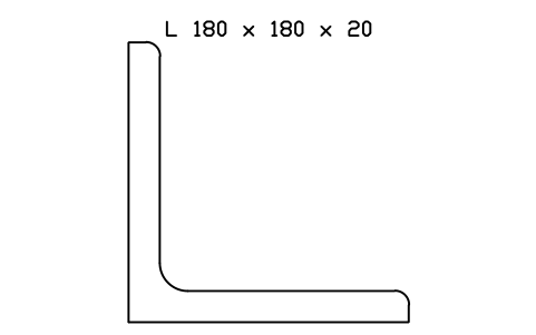 Vorschau des Symbols L 180 x 180 x 20, Block SEC_L180X180X20