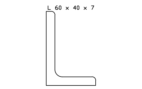Vorschau des Symbols L 60 x 40 x 7, Block SEC_L60X40X7