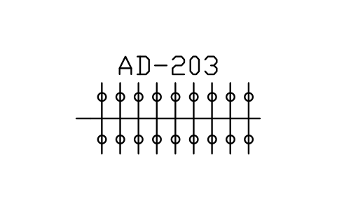 Anteprima del simbolo Diffuser grid, plan, blocco WTR_DIFF_GRID