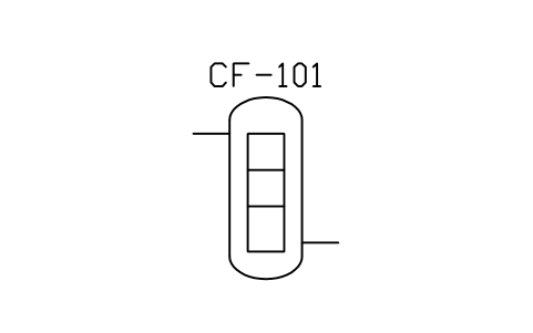 Anteprima del simbolo Cartridge filter, blocco WTR_FILTER_CART