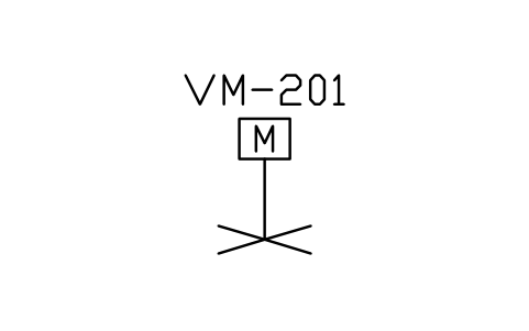 Anteprima del simbolo Mixer, vertical propeller, blocco WTR_MIXER_PROP