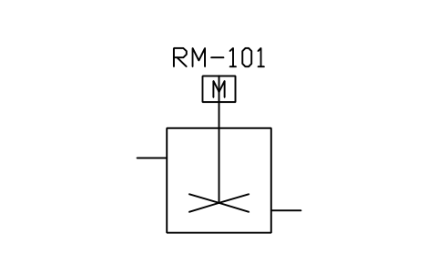Anteprima del simbolo Rapid mix tank, blocco WTR_RAPIDMIX