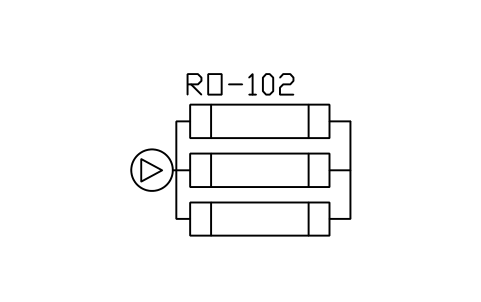 Anteprima del simbolo RO skid, single stage, blocco WTR_RO_SKID