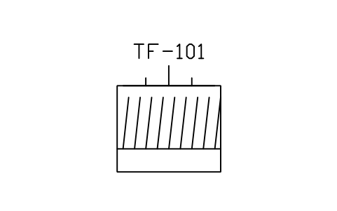 Anteprima del simbolo Trickling filter, blocco WTR_TRICKLING